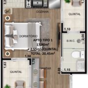 On Matilde - Tipo 01 (20,45M²)